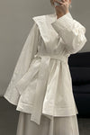 SAMUEL GUI YANG Valentina linen and cotton coat CO03-2
